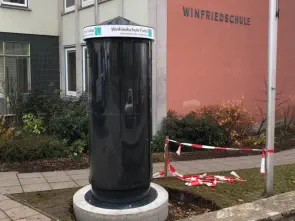 Litfaßsäule Outdoor - Winfriedschule Fulda