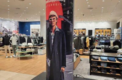 Litfaßsäule Silas - Drehmotor - P&C Wien