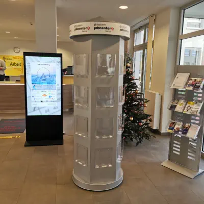 Prospektsäule Jobcenter Herne