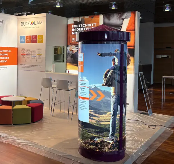 Lichtsäule Hinterleuchtet