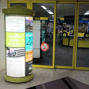 Litfaßsäule Hinterleuchtet - EKZ